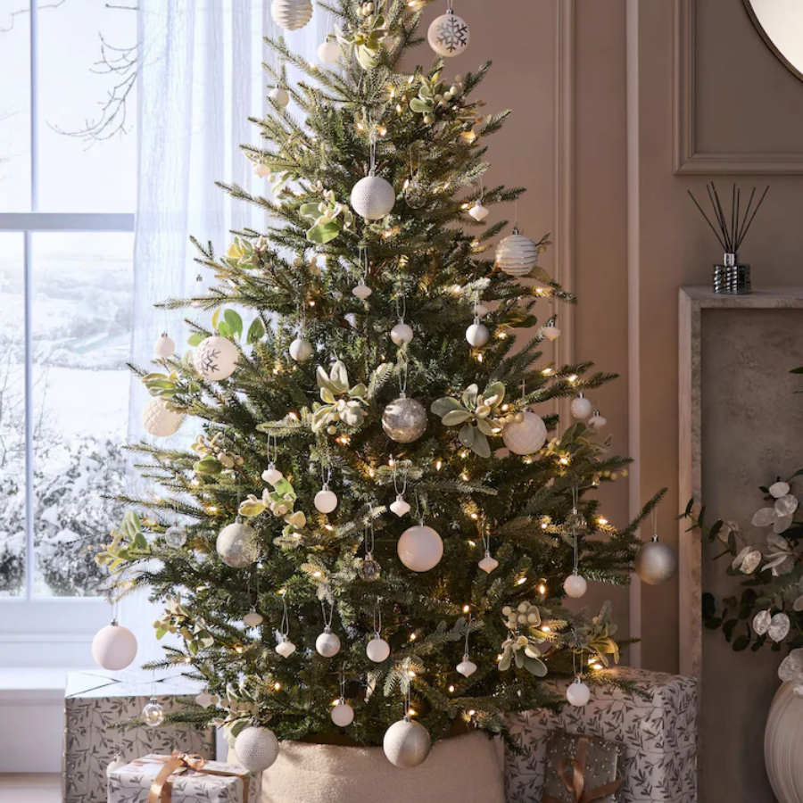 50-Pack Christmas Baubles – Shatterproof Tree Ornaments