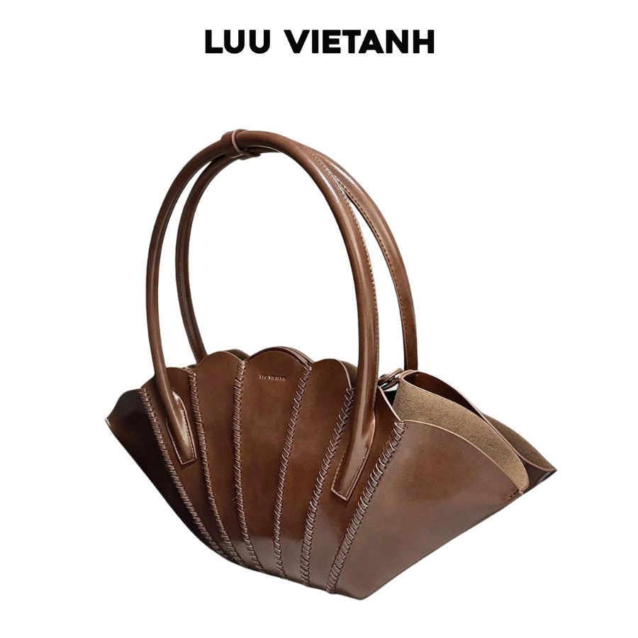 Luuvietanh Leather Ngói Bag with 5 colors