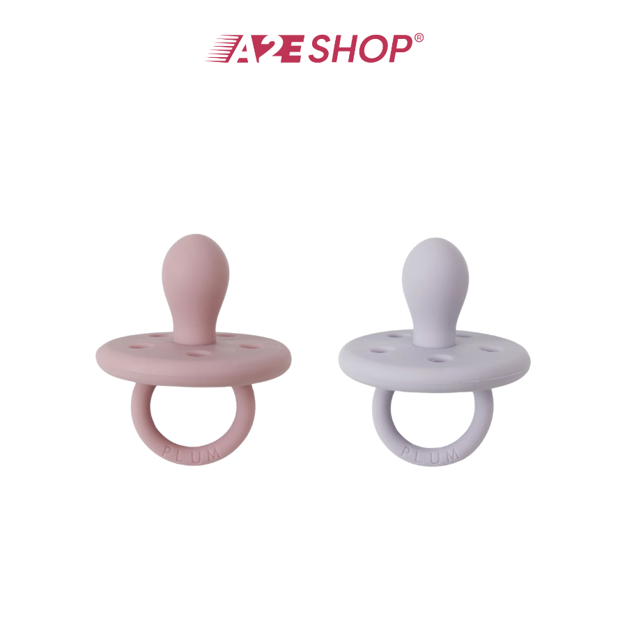 2-Pack Silicone Soothers (0–6 Months)