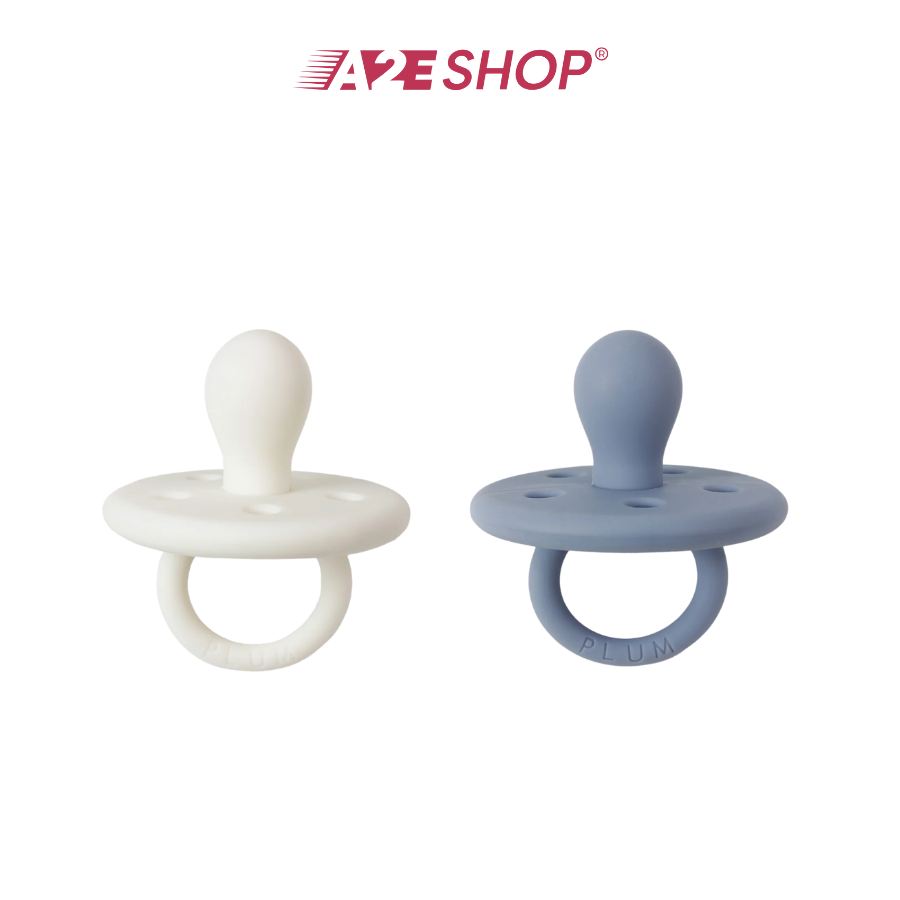 2-Pack Silicone Soothers (0–6 Months)