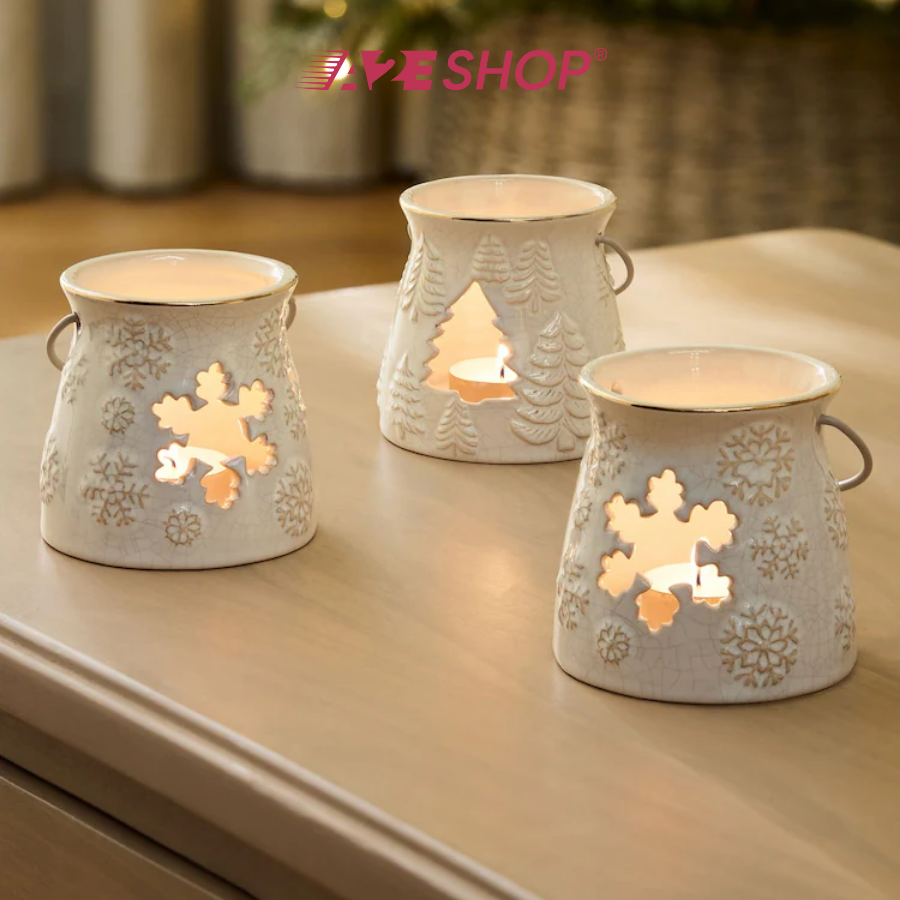 Natural Christmas Lantern Tea Light Holders – Cozy Holiday Home Decor