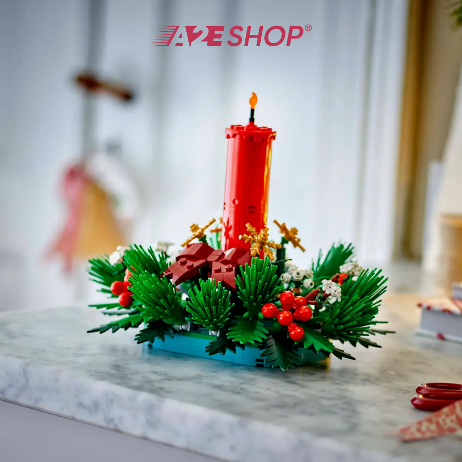 LEGO Christmas Table Decoration – Holiday Candle Set (433 pieces)