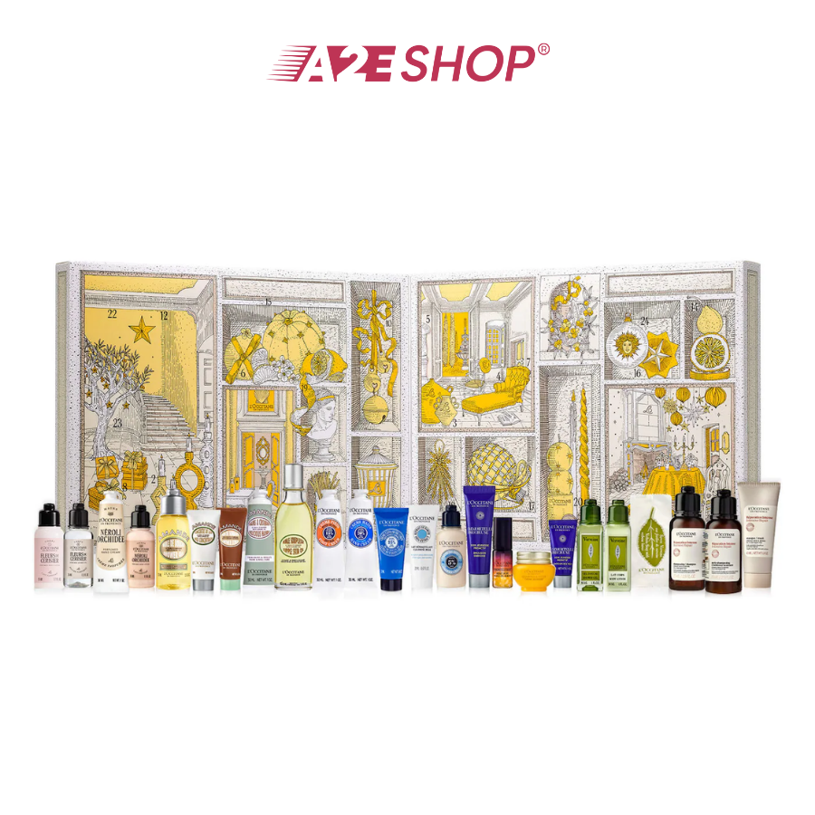 L'Occitane 24-Day Advent Calendar Gift Set – Holiday Skincare Surprise