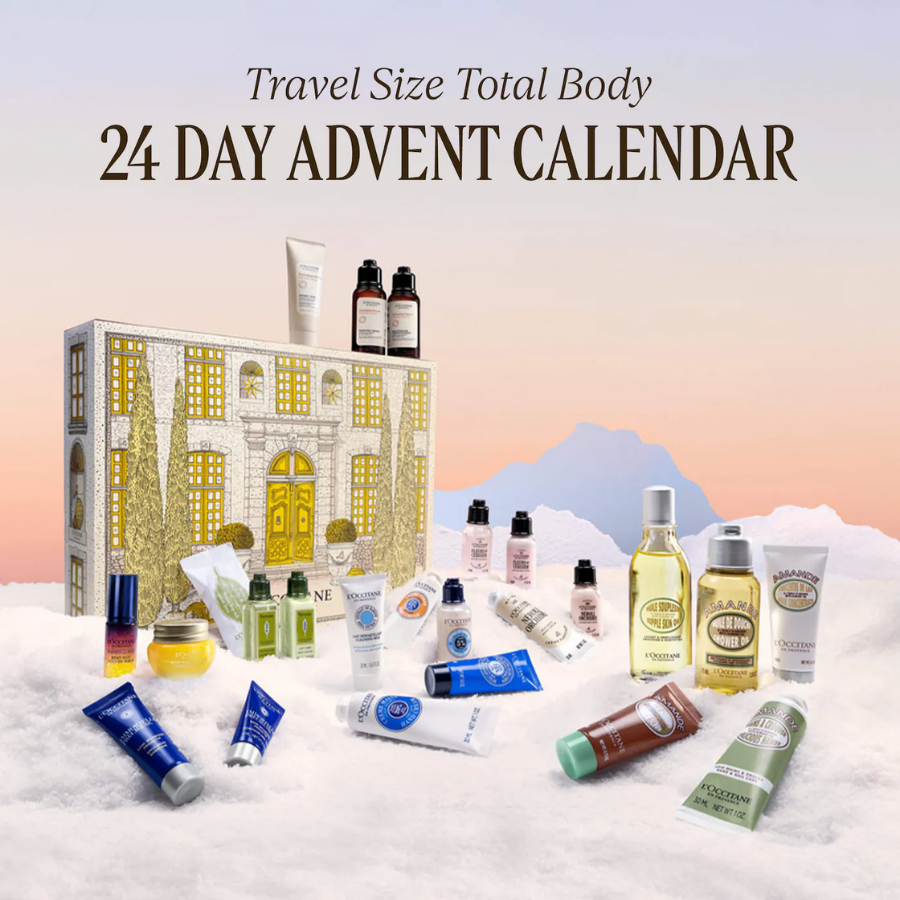 L'Occitane 24-Day Advent Calendar Gift Set – Holiday Skincare Surprise