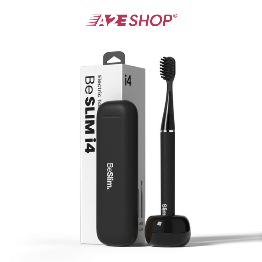 Mipow i4 Ultra Slim Travel Electric Toothbrush & Ceramic Holder - Compact & Portable for Travel
