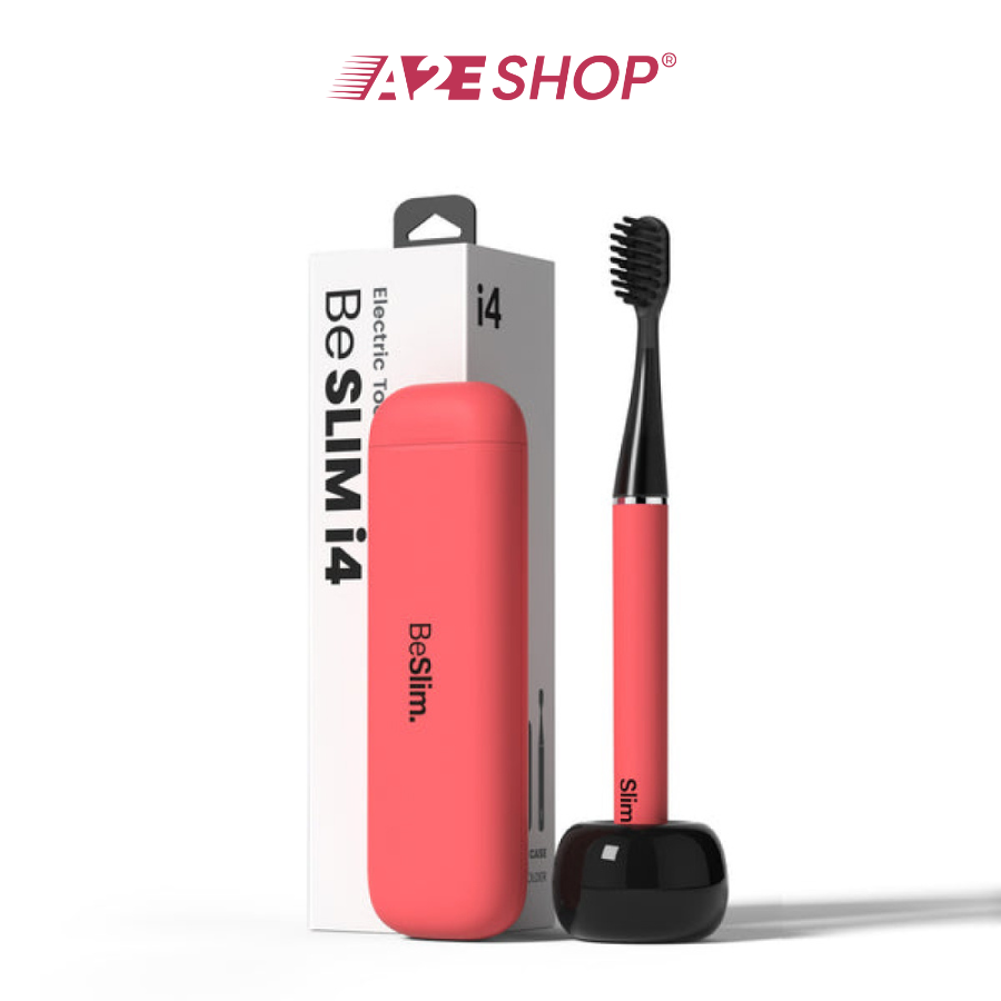 Mipow i4 Ultra Slim Travel Electric Toothbrush & Ceramic Holder - Compact & Portable for Travel