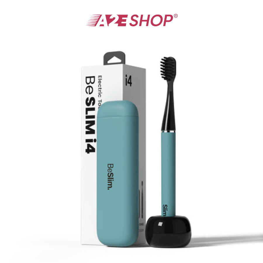 Mipow i4 Ultra Slim Travel Electric Toothbrush & Ceramic Holder - Compact & Portable for Travel