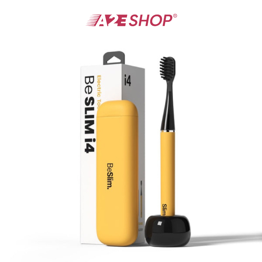 Mipow i4 Ultra Slim Travel Electric Toothbrush & Ceramic Holder - Compact & Portable for Travel