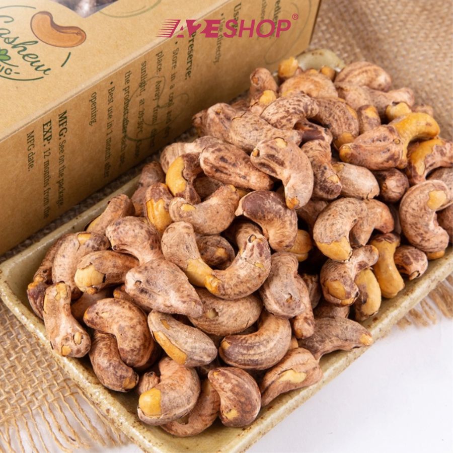 Combo 5 packs of Hai Binh wood roasted cashews (5 packs x 50g)