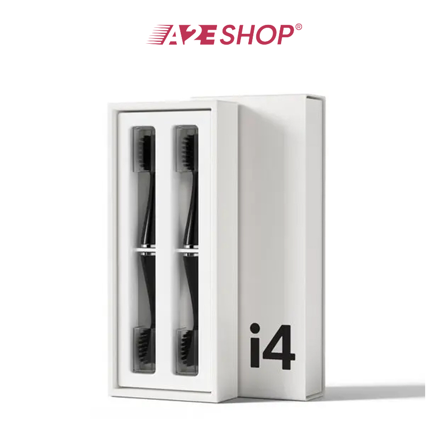 Mipow Ultra Slim Travel Electric Toothbrush Set with 4 Brush Heads - Convenient for Travel