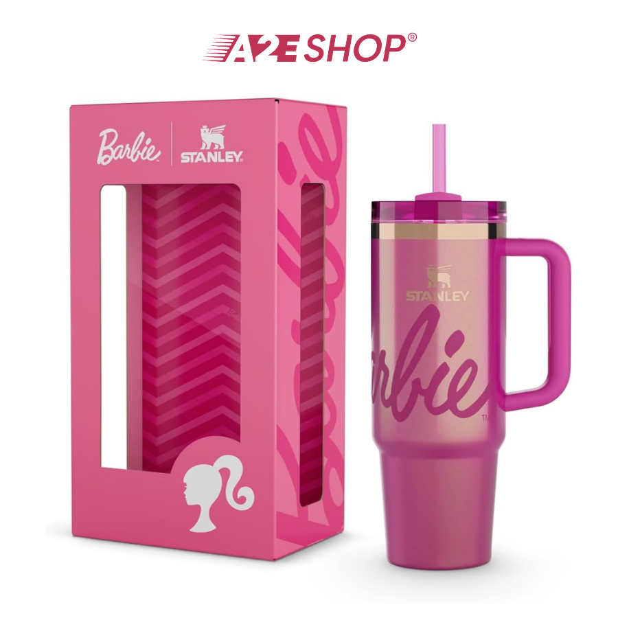 Stanley x Barbie Icon Quencher Tumbler 30oz – Pink Gold Limited Edition