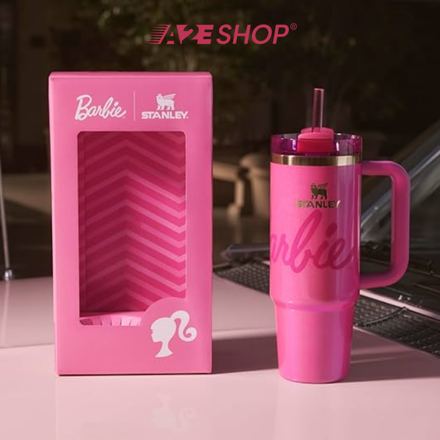 Stanley x Barbie Icon Quencher Tumbler 30oz – Pink Gold Limited Edition