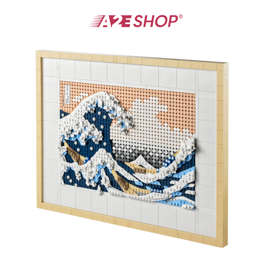 LEGO Art: Hokusai – The Great Wave – 1,810 Pieces Wall Art Set