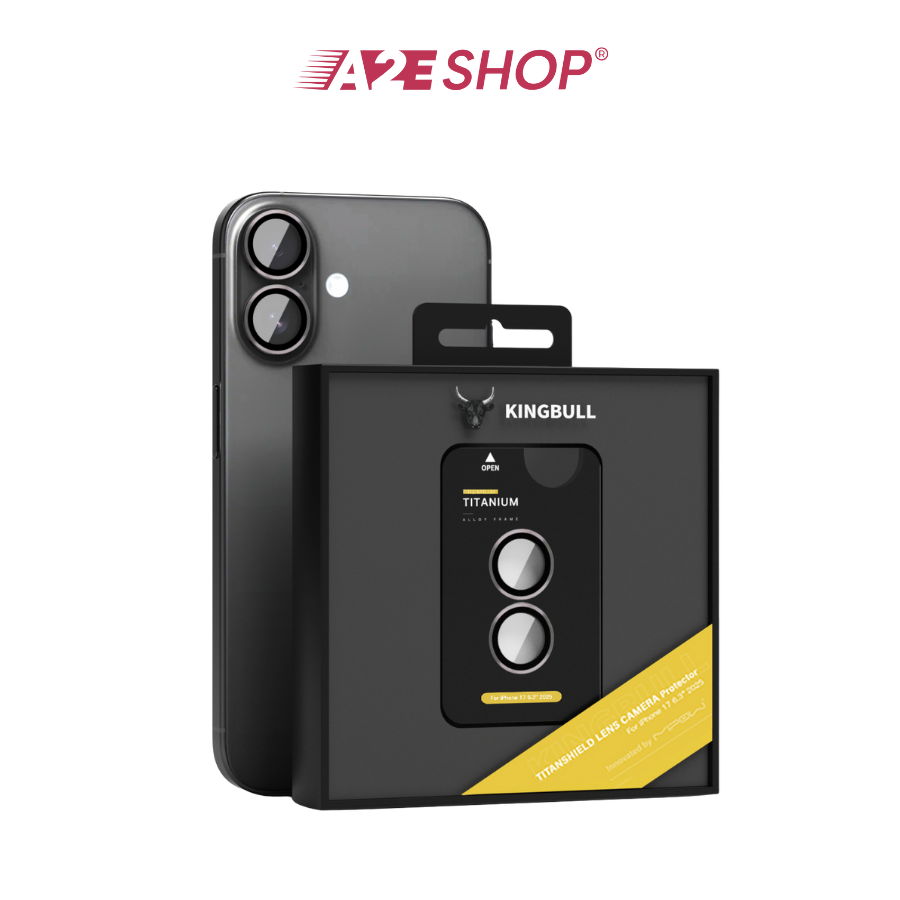 Mipow Kingbull Titanshield 2 Camera Lens Protector – iPhone 17 6.3" (2025)