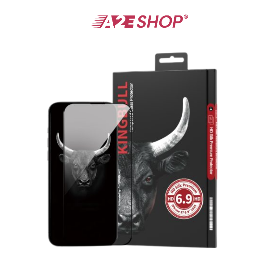 Mipow Kingbull HD Silk Premium Clear Tempered Glass – iPhone 17