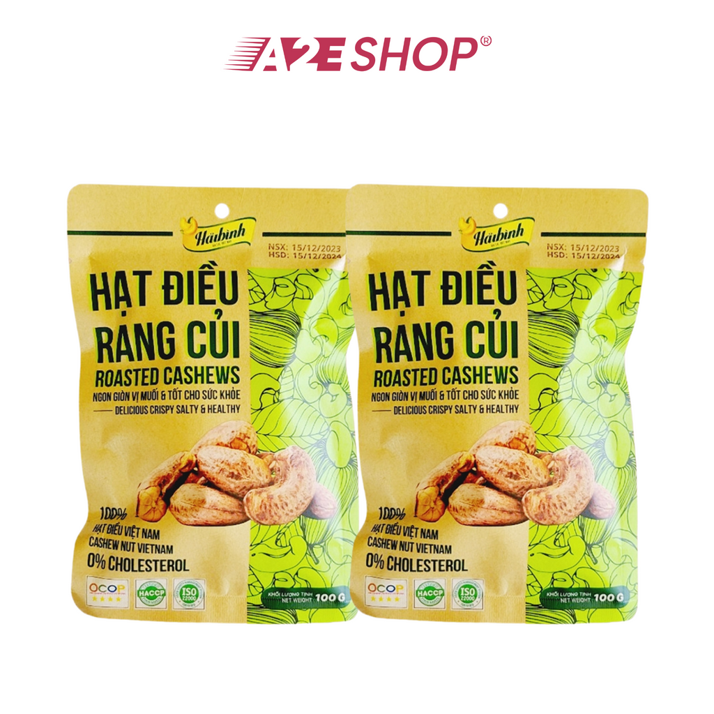 Salted Roasted Cashew Nut (100g) - Hai Binh