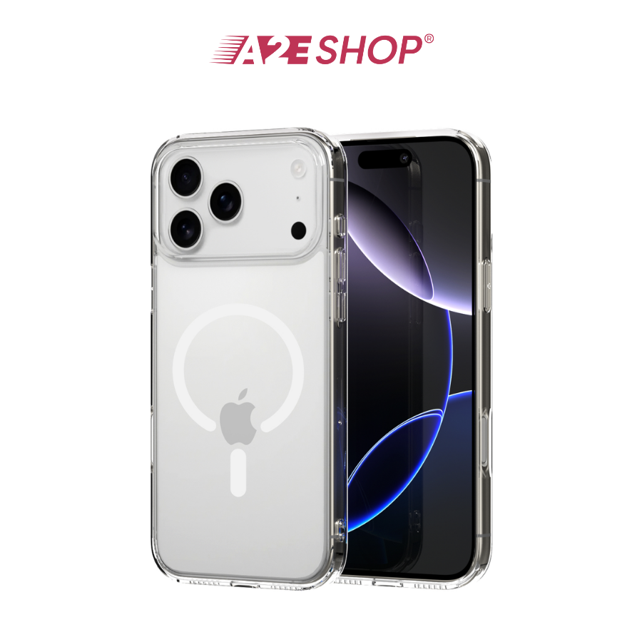Mipow Kingbull MagSafe Tempered Glass Transparent Case – iPhone 17