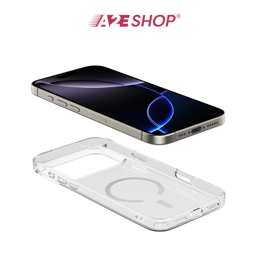 Mipow Kingbull MagSafe Tempered Glass Transparent Case – iPhone 17