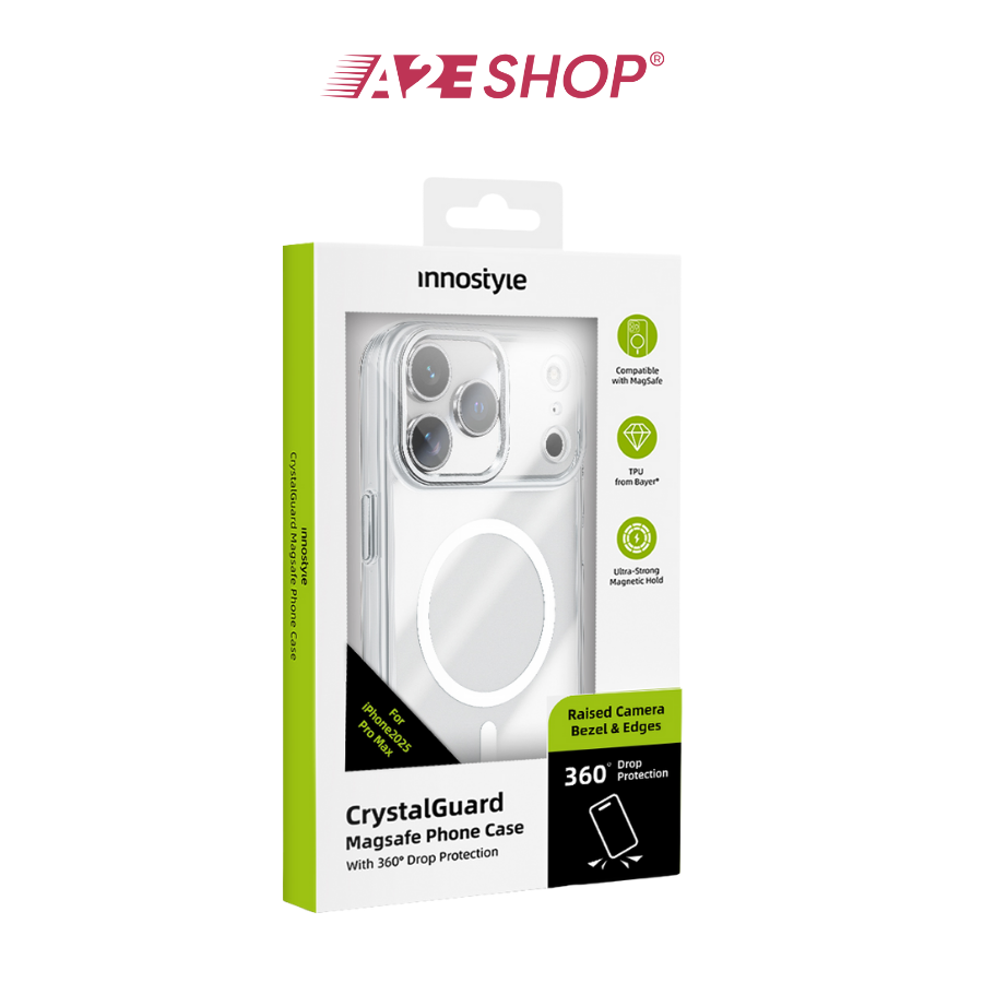 Innostyle CrystalGuard Clear MagSafe Case – iPhone 17