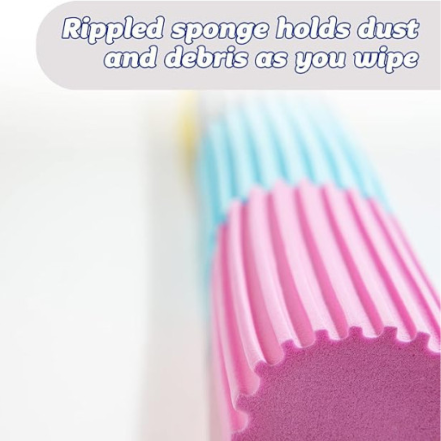Damp Duster by Scrub Daddy – Picks Up Fine Dust, Easy to Rinse