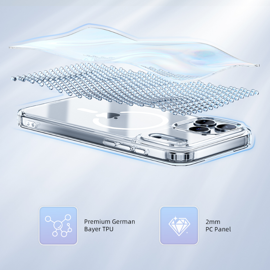 Innostyle CrystalGuard Clear MagSafe Case – iPhone 17