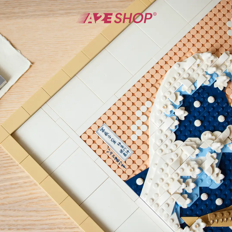 LEGO Art: Hokusai – The Great Wave – 1,810 Pieces Wall Art Set