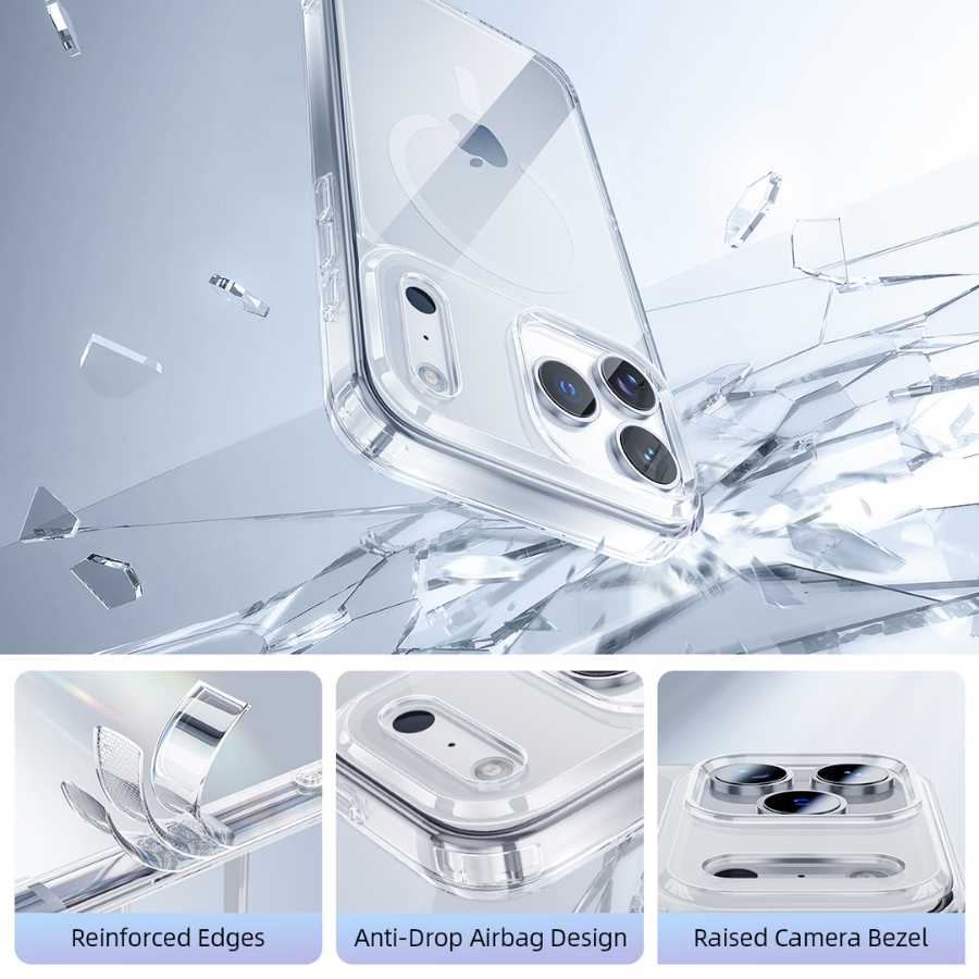 Innostyle CrystalGuard Clear MagSafe Case – iPhone 17