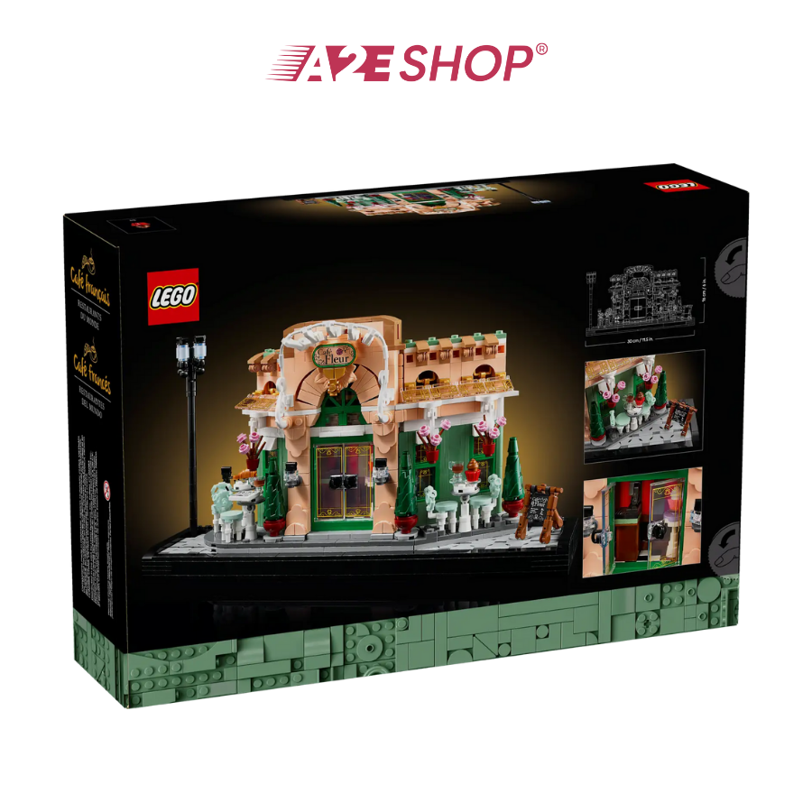 LEGO Icons French Café – Parisian Coffee Shop 3,008 Pieces