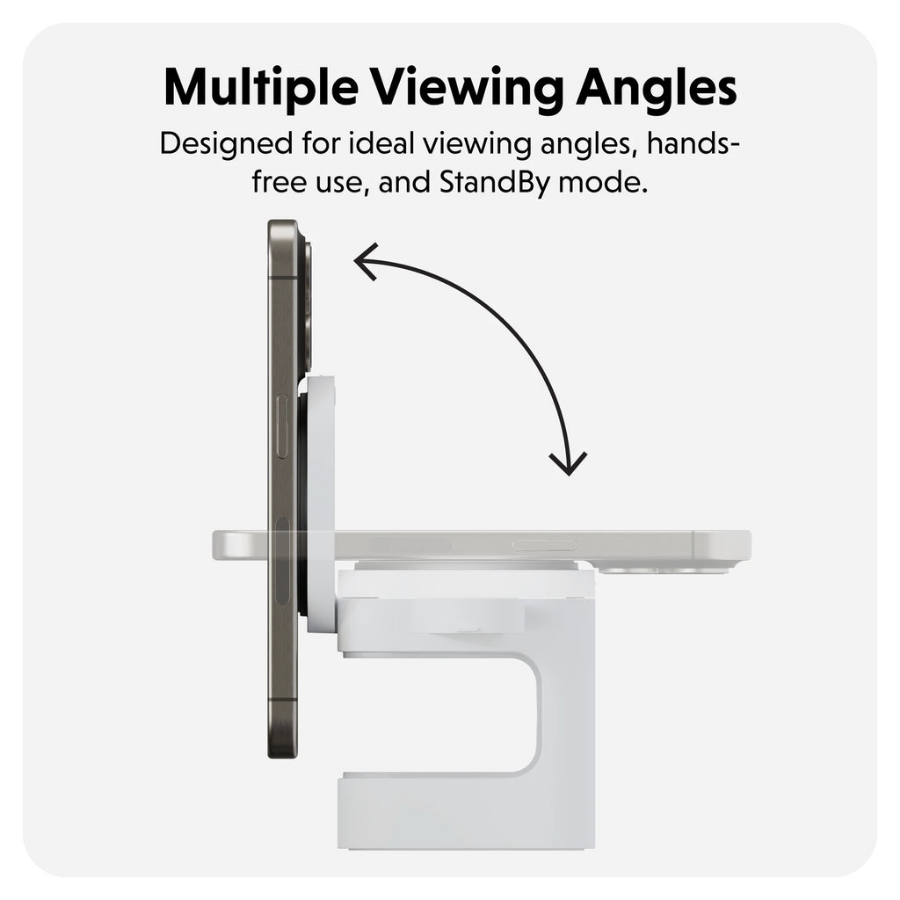 HyperJuice Qi2 3-in-1 Magnetic Wireless Charging Stand