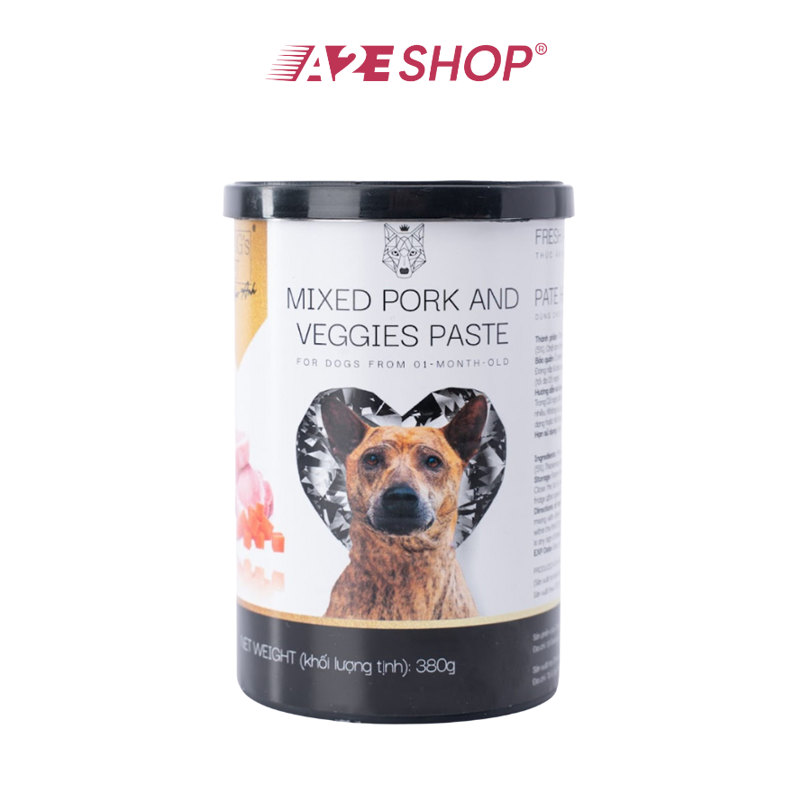 King’s Pet Canned Pâté – Pork & Vegetables – 380g