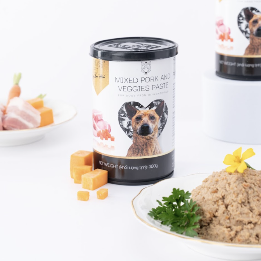 King’s Pet Canned Pâté – Pork & Vegetables – 380g