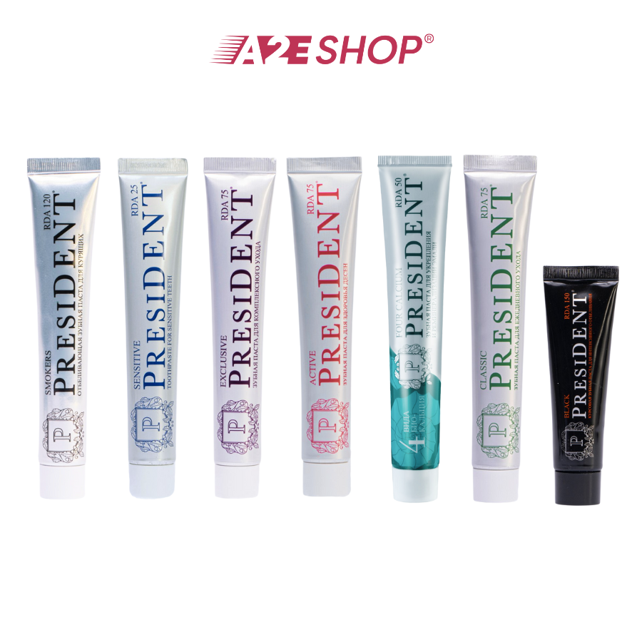 President Toothpaste Classic Line 75g – Whitening, Fresh Breath