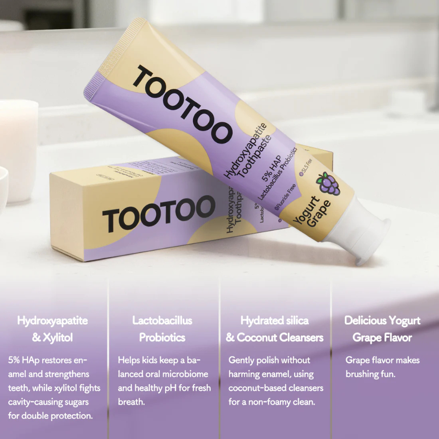 Fluoride-Free Kids Toothpaste with Hydroxyapatite – 120g