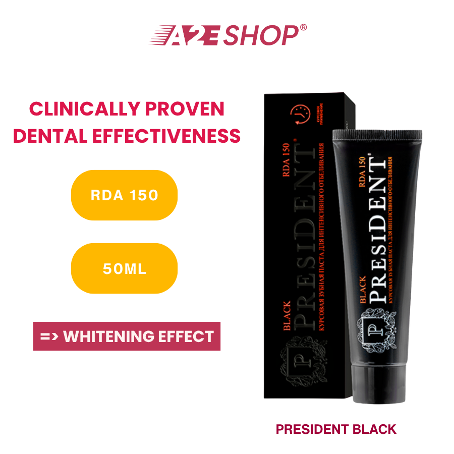 President Toothpaste Classic Line 75g – Whitening, Fresh Breath