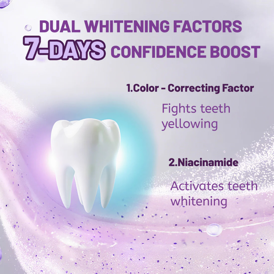 Niacinamide Whitening Toothpaste for Stain Removal – 120g