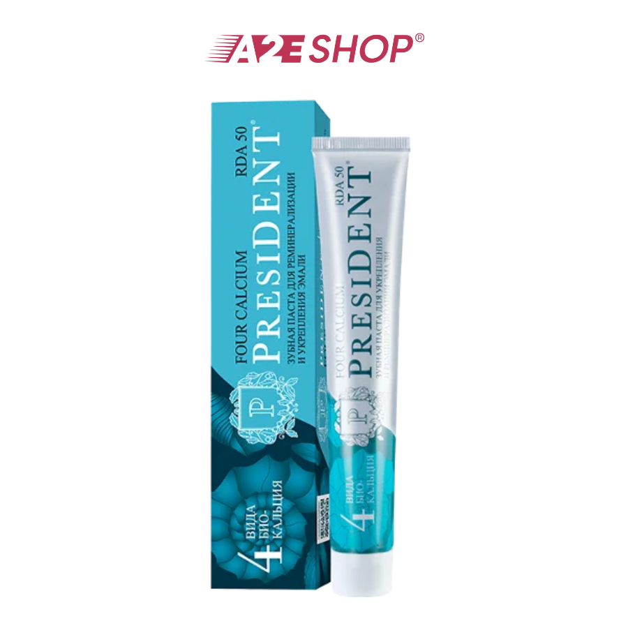President Toothpaste Classic Line 75g – Whitening, Fresh Breath