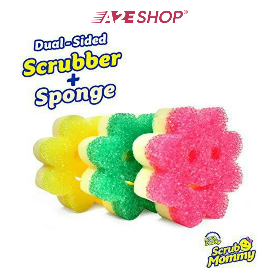 Scrub Mommy Flower Sponges – Set of 3