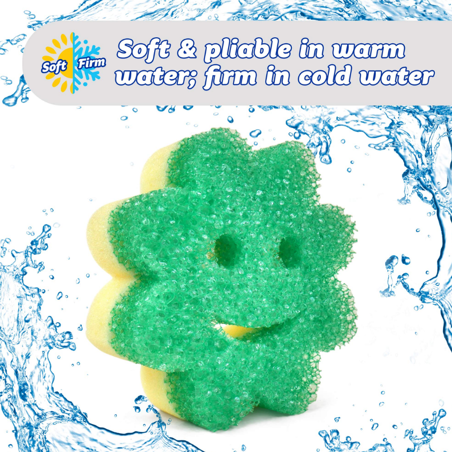 Scrub Mommy Flower Sponges – Set of 3