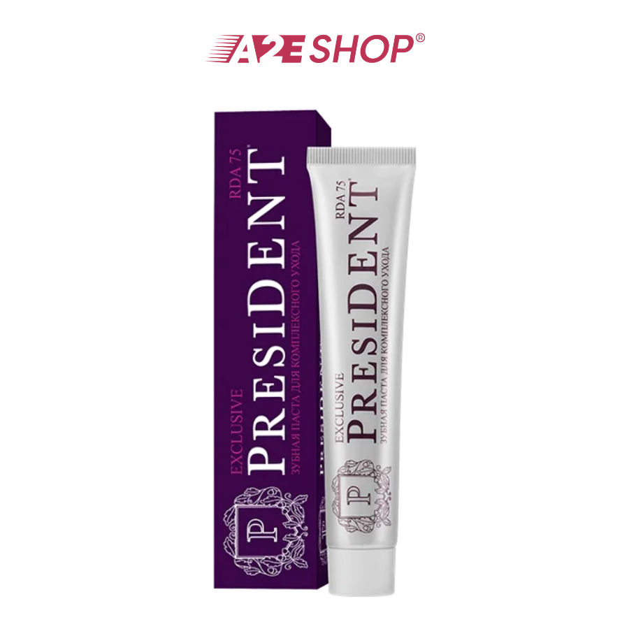 President Toothpaste Classic Line 75g – Whitening, Fresh Breath