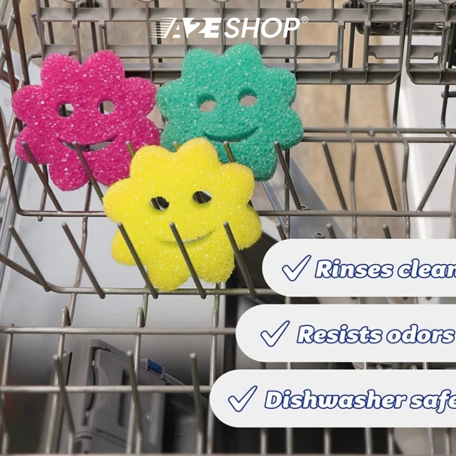 Scrub Mommy Flower Sponges – Set of 3