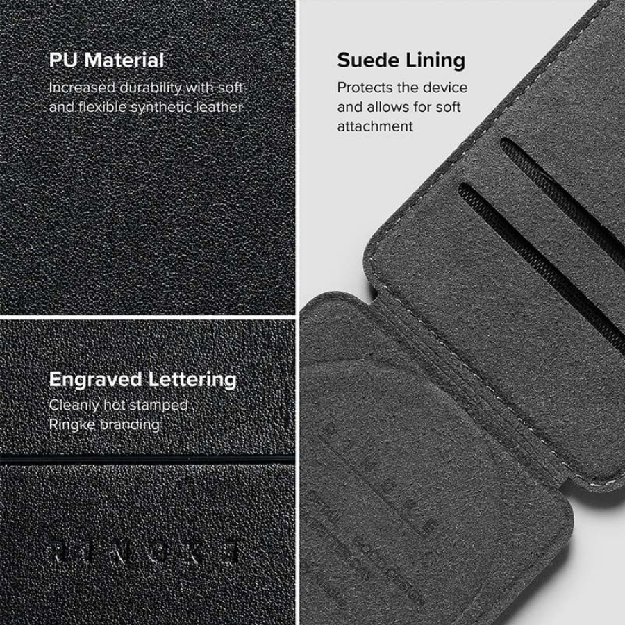Ringke Slide Grip Wallet Magnetic – Phone Card Holder & Stand