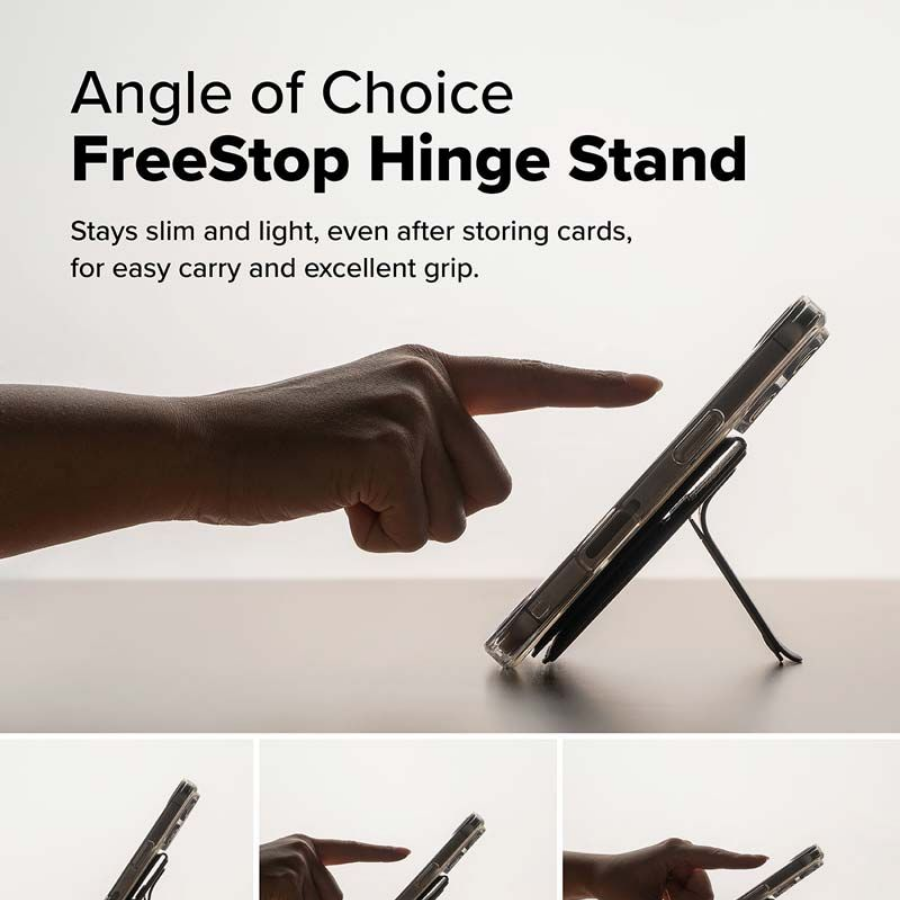 Ringke Slide Grip Wallet Magnetic – Phone Card Holder & Stand
