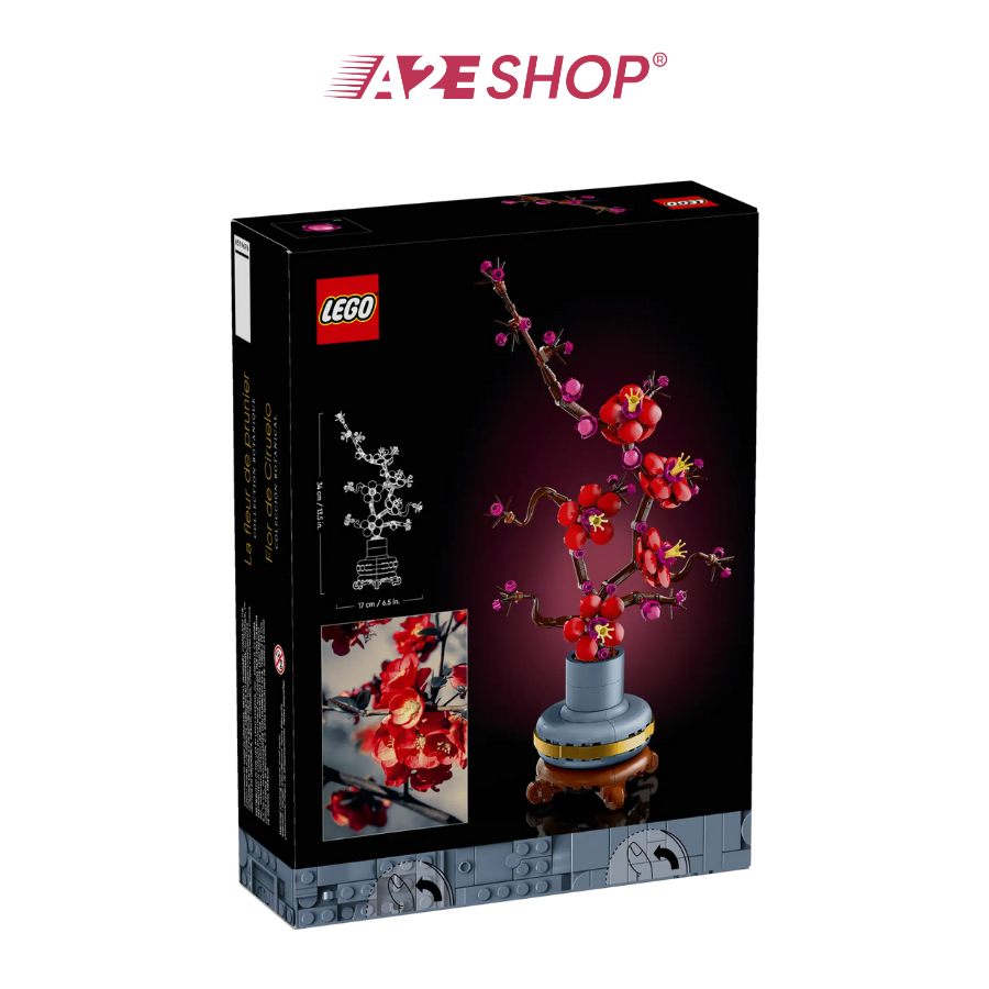 LEGO Icons Plum Blossom – 430 Pieces Botanical Collection