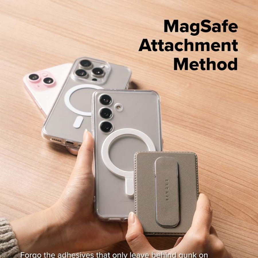 Ringke Slide Grip Wallet Magnetic – Phone Card Holder & Stand