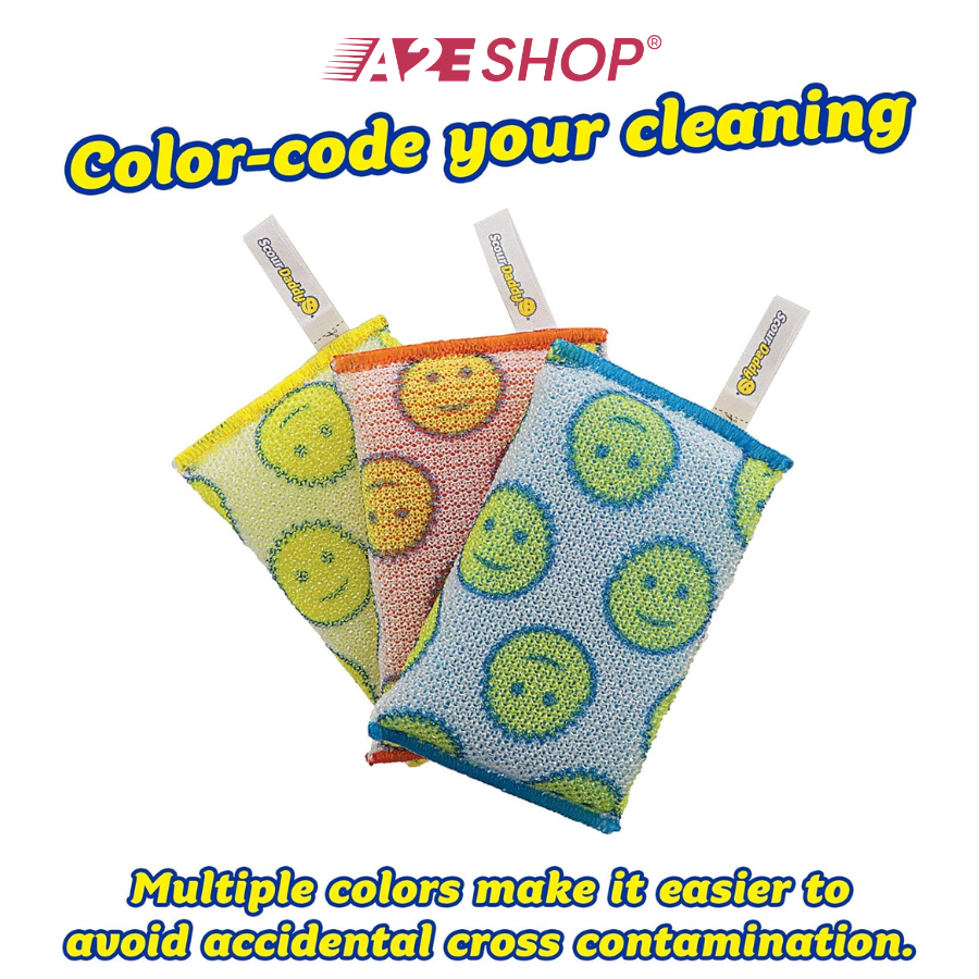 Scour Daddy Steel Mesh Scrubbers – Set of 3