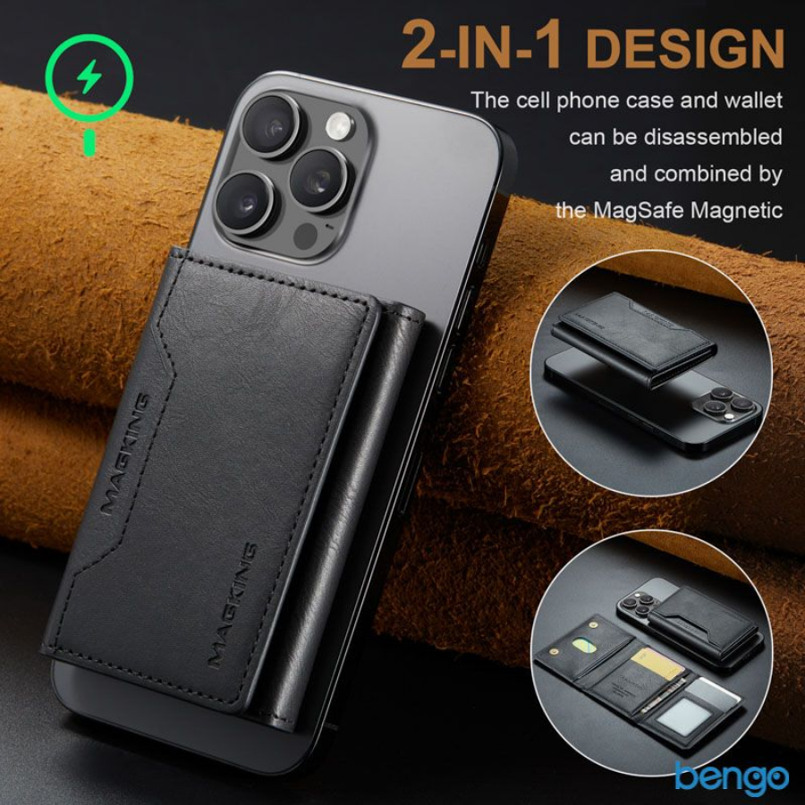 Magking K2 MagSafe Wallet – RFID Blocking Magnetic Card Holder