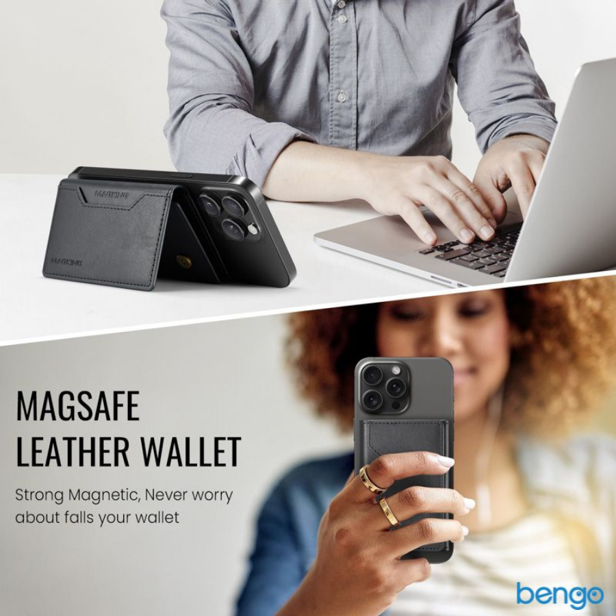 Magking K2 MagSafe Wallet – RFID Blocking Magnetic Card Holder
