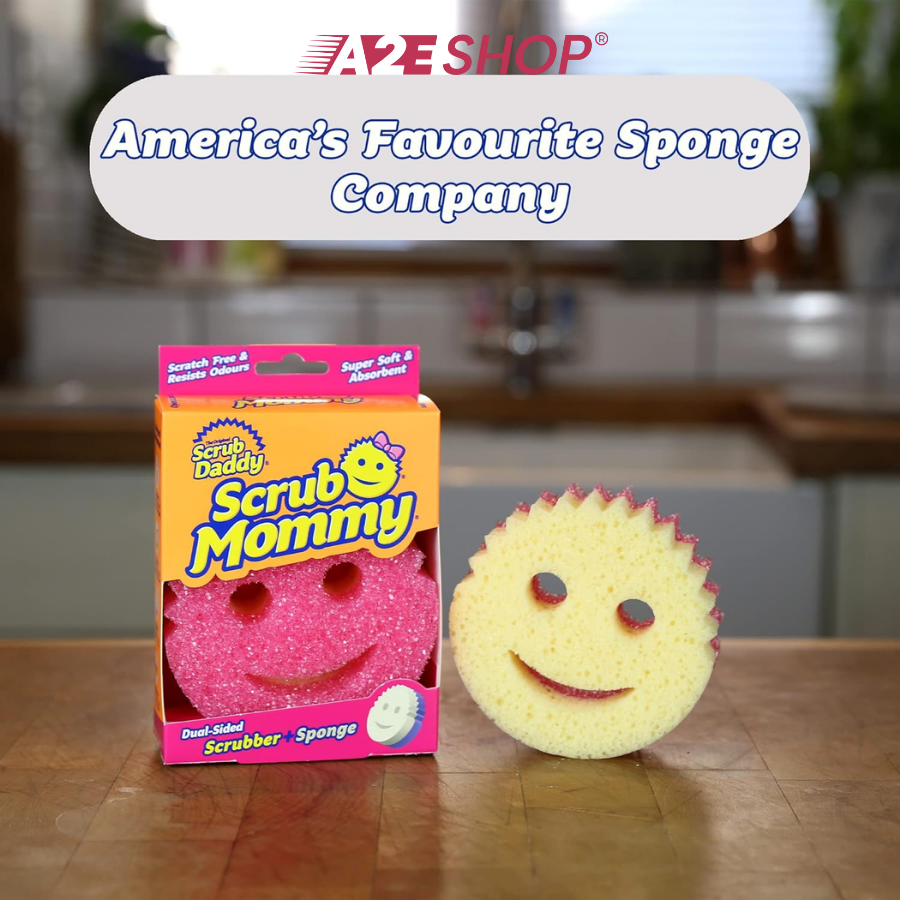 Miếng bọt biển hai mặt Scrub Mommy Pink
