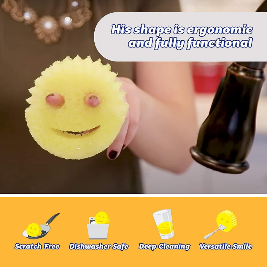 Bọt biển Scrub Daddy hương Chanh