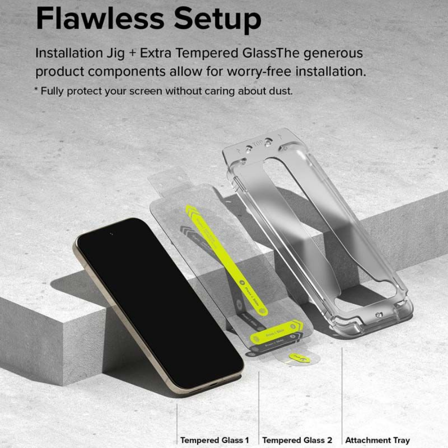 Ringke Easy Slide Tempered Glass – Pixel 10 Pro XL/9 Pro XL